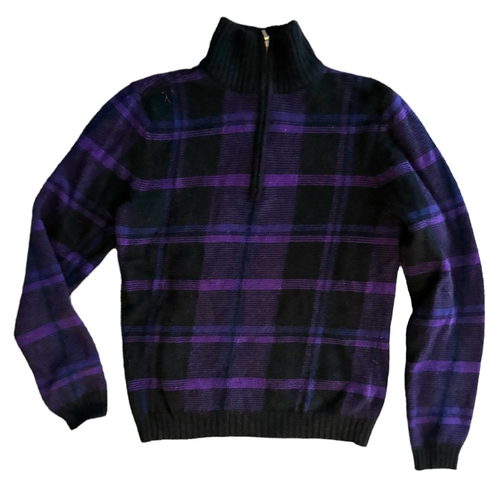 Ralph Lauren Purple Wool Angora Gorgeous Soft Sweater